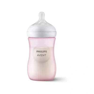 Afbeelding van Philips Avent Babyfles Natural Response 1 stuk Roze 260ml