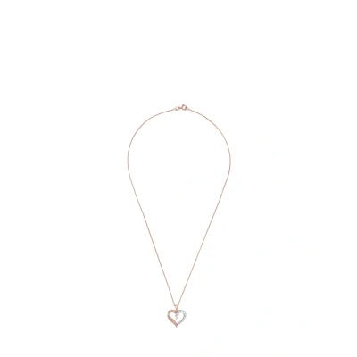 Afbeelding van amor MIT ANHÄNGER HERZ Ketting, Dames, Maat: 45, Rosefarben
