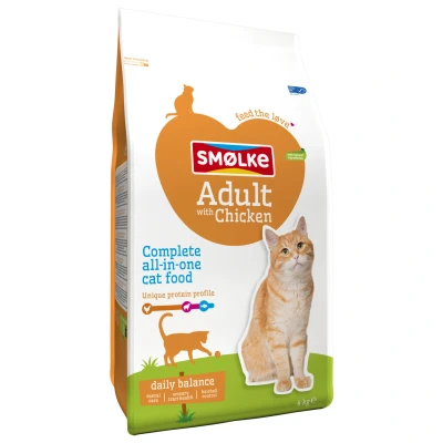Afbeelding van Smolke Cat Adult Kip / Rijst 4 KG (379625)