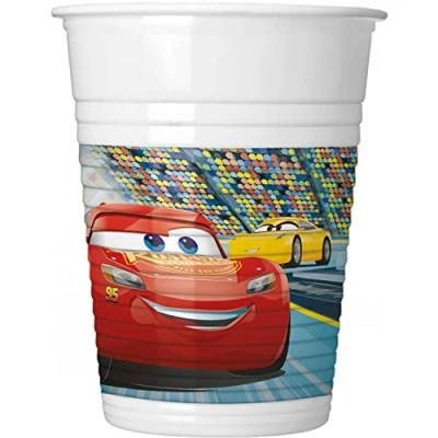 Afbeelding van Beker Cars 3 plastic 200 ml 8 stuks
