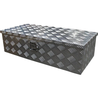 Afbeelding van Disselbak aluminium 850x400x230 mm Aanhangerbox Gereedschapskist Novio