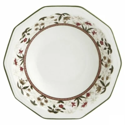 Afbeelding van Diep bord Queen&#039;s By Churchill Assam Gebloemd Keramisch Porslin Ø 20,5 cm (6 Stuks)