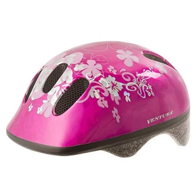 Afbeelding van Kinderhelm Roze Bloem