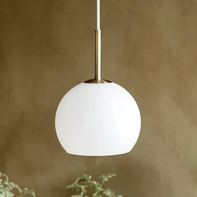 Afbeelding van Frandsen Ball glass hanglamp Ø18 Opal White