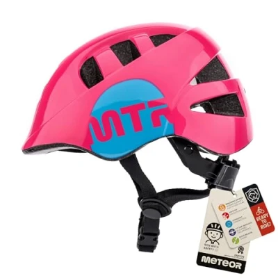 Afbeelding van Meteor Fietshelm KS08 M 52 56 cm, roze