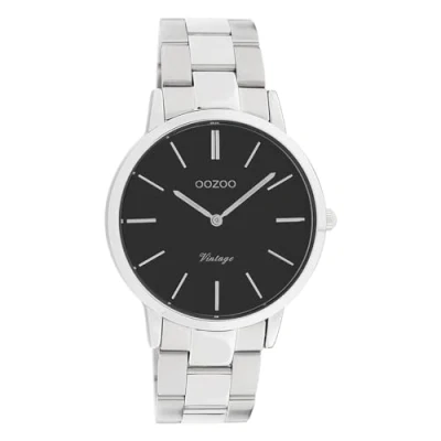 Afbeelding van OOZOO Timepieces zilverkleurige horloge met roestvrijstalen armband C20031