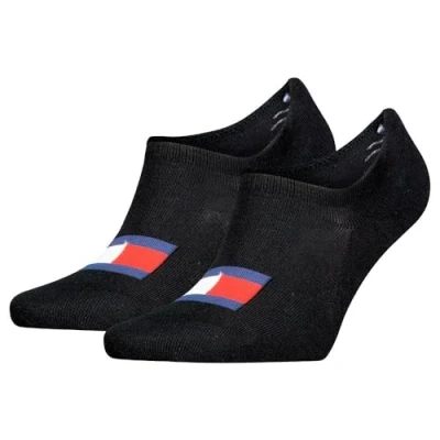 Afbeelding van Tommy Hilfiger Flag Footie Sokken, uniseks, 2 stuks