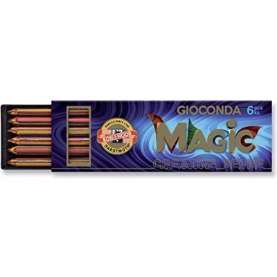 Afbeelding van Koh I Noor 4376 Magic Coloured Leads pencils 5,6mm (120mm) Pk6, 4376000002PK