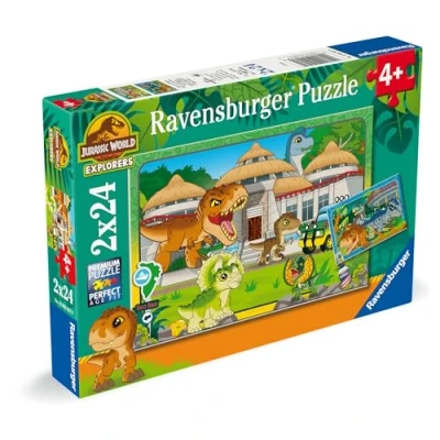 Afbeelding van Legpuzzel Jurassic World Explorers, 2x24st.