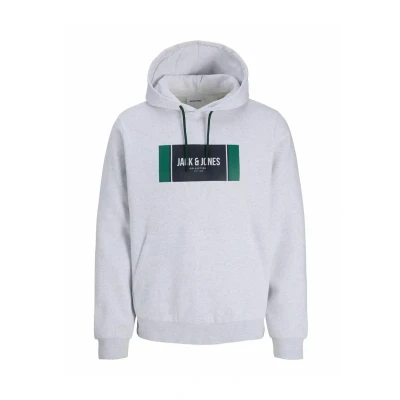 Afbeelding van Jack &amp; Jones Hoodie, Heren, Maat: XL, White melange
