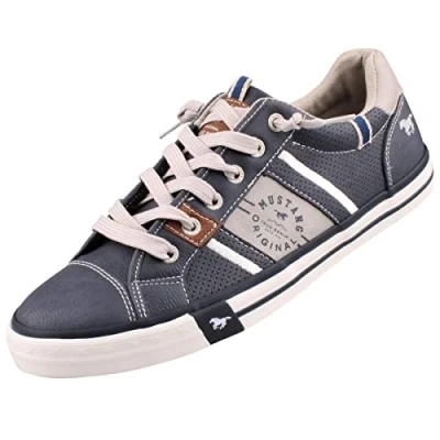 Afbeelding van MUSTANG 4072 308 herensneakers, Blauw