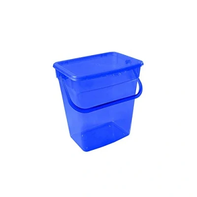 Afbeelding van Plast Team Poedercontainer 6L transparant blauw