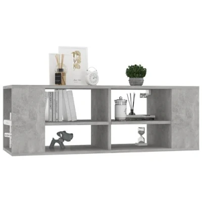 Afbeelding van vidaXL Tv wandmeubel 102x35x35 cm spaanplaat betongrijs