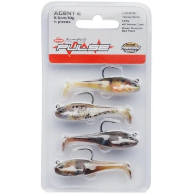 Afbeelding van Berkley Pulse Agent E Softbait 4 Pack 5.5cm (10g) Shad