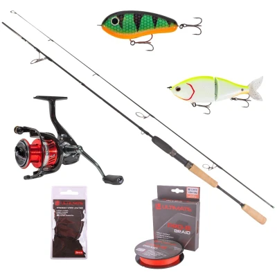 Afbeelding van Ultimate Clever Jerkbait Spin Set 1.80m (40 90g) Vissets
