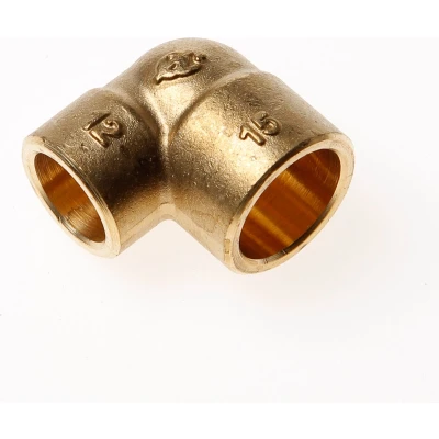 Afbeelding van BONFIX messing soldeerfitting knie verlopend 15 x