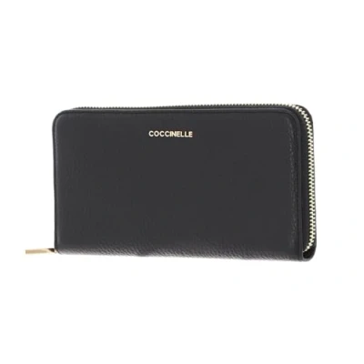 Afbeelding van Coccinelle Metallic SOFT Portemonnee, Dames, Maat: One Size, Noir