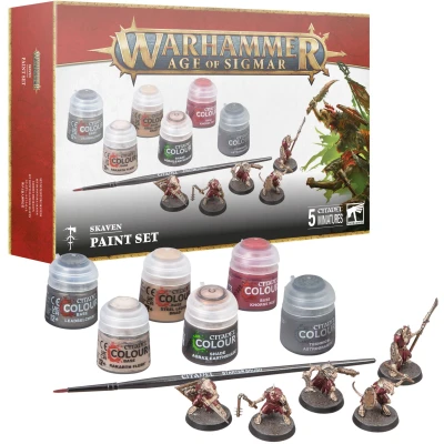 Afbeelding van Warhammer Age of Sigmar Skaven Paint Set (NL/FR/DE)