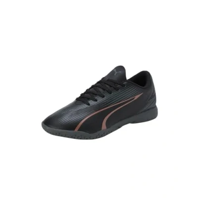 Afbeelding van Puma Ultra PLAY IT Zaalvoetbalschoenen, Heren, Maat: 47, Black/copper rose Kunststof