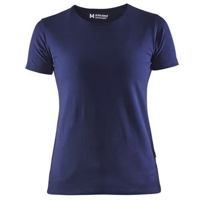 Image de T Shirt femme marine, coupe ajustée