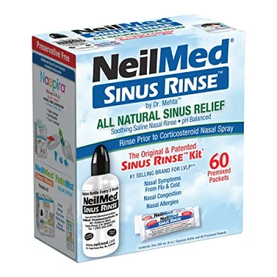 Afbeelding van NeilMed Neusdouche Sinus Rinse verkouden verstopte neus hooikoorts