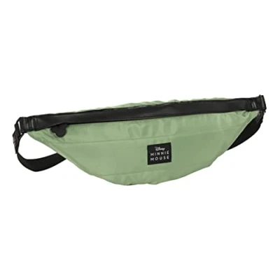 Afbeelding van Heuptas Minnie Mouse Mint shadow 41 x 15.5 7 cm Militair groen
