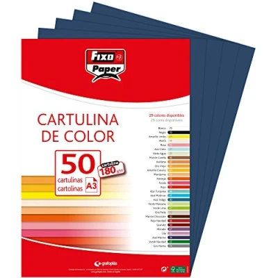 Afbeelding van Fixo Paper 11120334 karton, A3, 180 g, marineblauw, 50 stuks