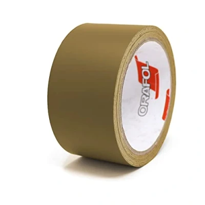 Afbeelding van Finest Folia Matte sierstrip, 10 meter, voor auto, vrachtwagen, motorfiets, boot, modelbouw, knutselen, doe het zelf zijstrepen, kleefstrip, zelfklevend (mat goud, 40 mm breed)