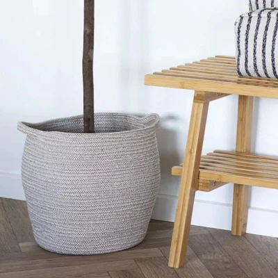 Afbeelding van Lamas Basket Basket, cotton, beige, set of 2