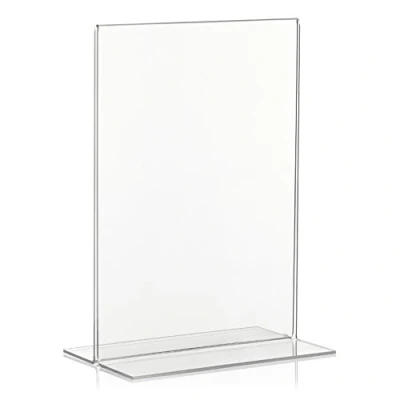 Afbeelding van VITAdisplays Reclame standaard, plexiglas, transparant, A5 formaat