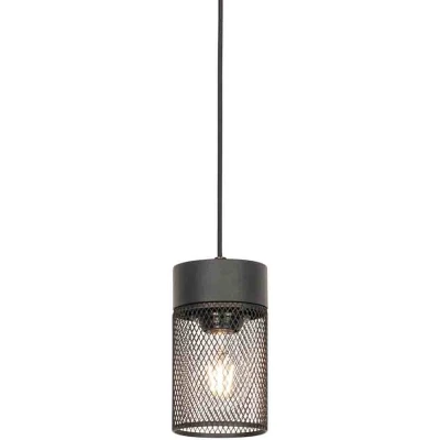 Afbeelding van QAZQA Industriële hanglamp zwart Jim