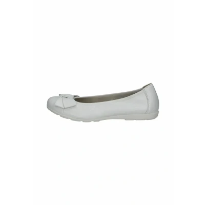 Afbeelding van Caprice Ballerina&#039;s, Dames, Maat: 40, White deer Leer
