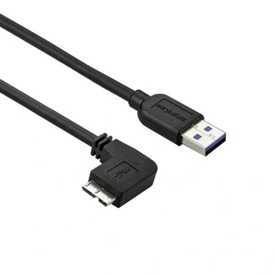 Afbeelding van Kabel USB naar Micro Startech USB3AU2MLS Zwart