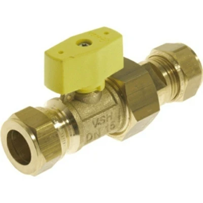 Afbeelding van VSH Gaskogelkraan 15x15 mm. Artikelnr: 3290125