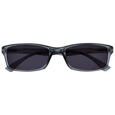 Afbeelding van The Reading Glasses leesbril, zwart, UV400, Design: Heren / Vrouwen, grijs.