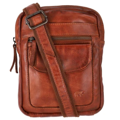 Afbeelding van Bear Design Sasha Leren Crossbodytas Cognac