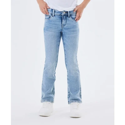 Afbeelding van NAME IT Flared Jeans Polly Gebleekt 128