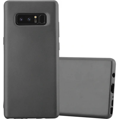 Afbeelding van Cadorabo Hoesje geschikt voor Samsung Galaxy NOTE 8 in METALLIC GRIJS Beschermhoes gemaakt van flexibel TPU silicone Case Cover