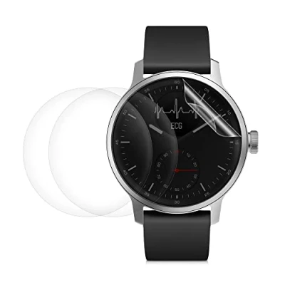 Afbeelding van kwmobile 3x screenprotector geschikt voor Withings Scanwatch 42mm Beschermende folie fitnesstracker
