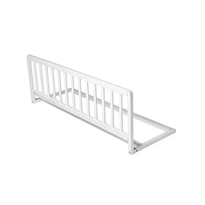 Afbeelding van Safetots Extra Breed Houten Bedhek Assortiment, Wit, 38cm Hoog x 140cm Breed, Peuter Bedrek voor Veiligheid, Veilig Kinder Bedhek, Voorgemonteerd, Eenvoudige Installatie