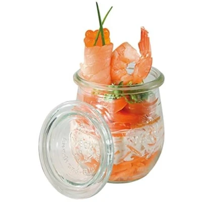 Afbeelding van Weck Set van 12 weckpotten met afdichtingen, tang en deksel, 80 ml