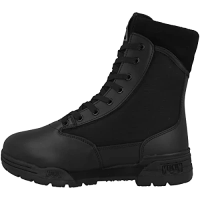 Afbeelding van HI TEC MID Outdoorschoenen, Maat: 37, Black Leer en textiel