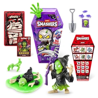 Afbeelding van ZURU SMASHERS Horror House, Series 1, Reaper, Surprise Collectible Toy, Medium (30 cm), (Reaper)