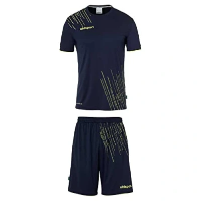 Afbeelding van Uhlsport Score 26 Voetbalset Korte Mouw Kinderen Marine / Fluogeel Maat: 140
