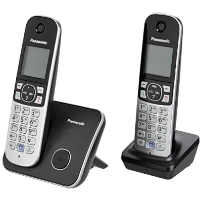 Image de Panasonic KX TG6812 téléphone sans fil avec ID d&#039;appelant + combiné supplémentaire