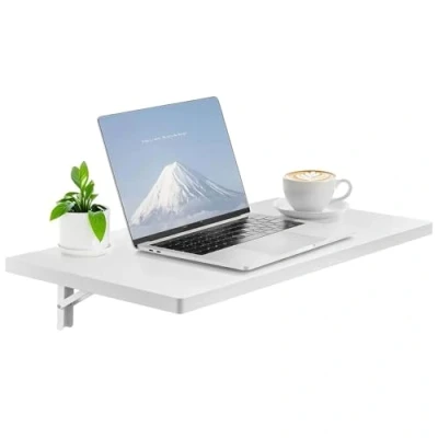 Image de VEVOR Table pliante flottante murale bureau d&#039;ordinateur portable 800 x 400 mm