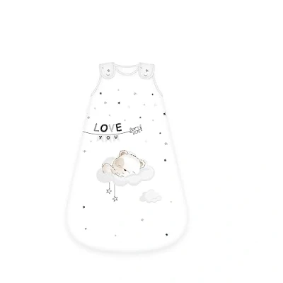 Afbeelding van Herding Baby Best Sleeping Little Bear babyslaapzak, 70 x 45 cm, ritssluiting aan de zijkant en drukknopen