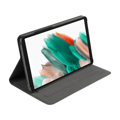 Image de Coque Samsung Galaxy Tab A9: Gecko Covers Easy Click Eco Bookcase portefeuille Black Similicuir Housse de tablette