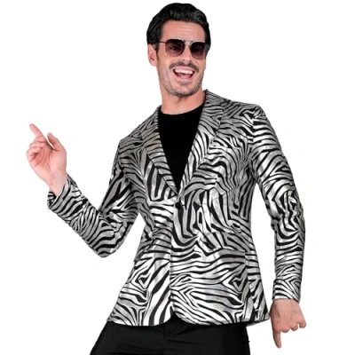 Afbeelding van Widmann Pooier Kostuum Gouden Wild And Out Colbert Man Goud Small Carnavalskleding Verkleedkleding