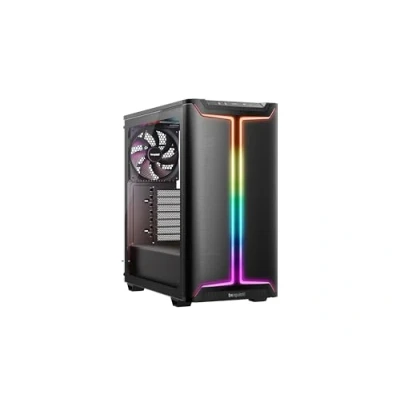Image de be quiet! Pure Base 501 DX Midi tour ATX panneau latéral fenêtré (verre trempé) pas d&#039;alimentation (ATX / PS/2) noir USB/Audio